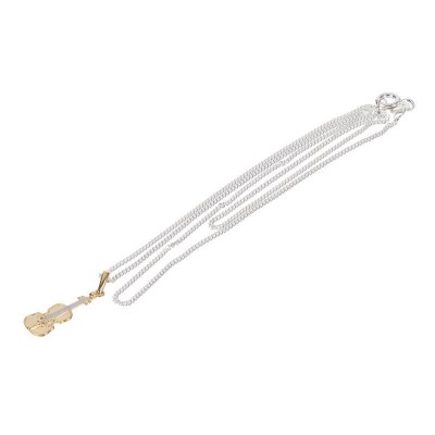 Rockys Necklace Violin Gold/Silver