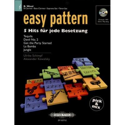 C.F. Peters Easy Patterns 5 Hits Bb Wood