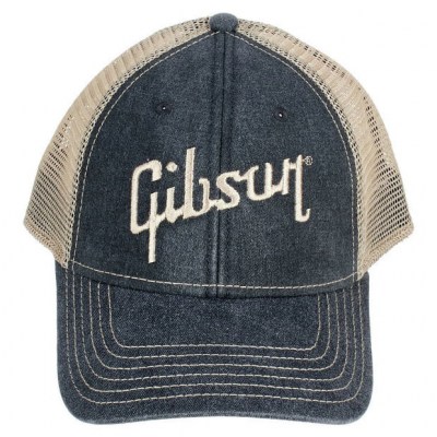 Gibson Baseball Cap Faded Denim