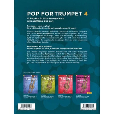 Schott Pop For Trumpet 4