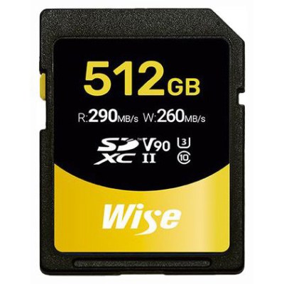 Wise SDXC UHS-II V90 512GB