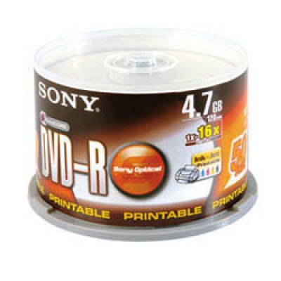 Sony DMR47 DVD-R Ink Spindle 50pcs