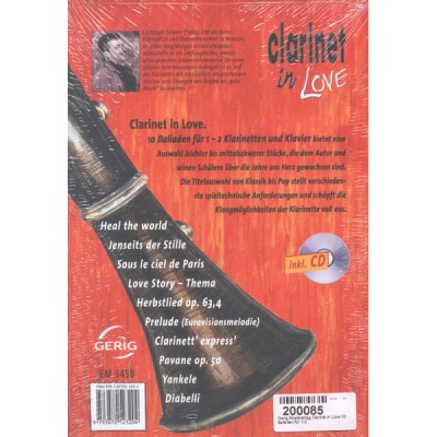 Gerig Musikverlag Clarinet in Love