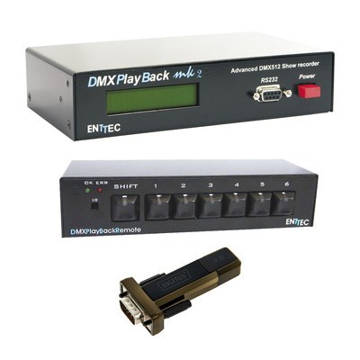 Enttec DMX Playback Mk2 Bundle