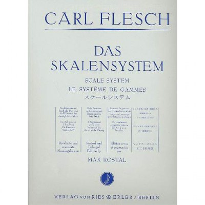 Ries und Erler Musikverlag Flesch Scale System Violin