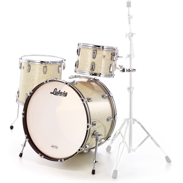 Ludwig Classic Maple Fab 22 Vint. Wh.