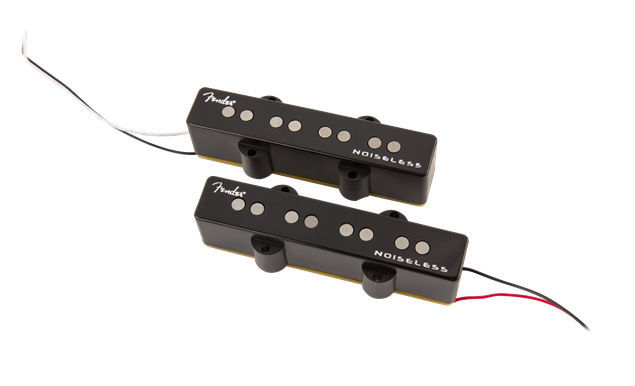 fender noiseless 5 string jazz bass pickups