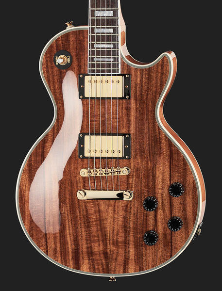 epiphone les paul custom pro koa