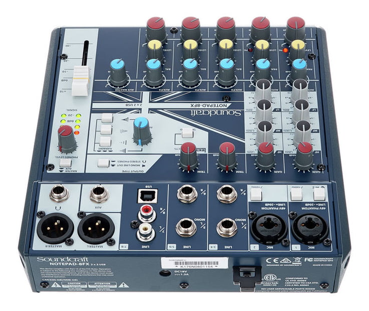 Soundcraft　Notepad 8FX Soundcraft Notepad-8FX купить Оборудование Public Address