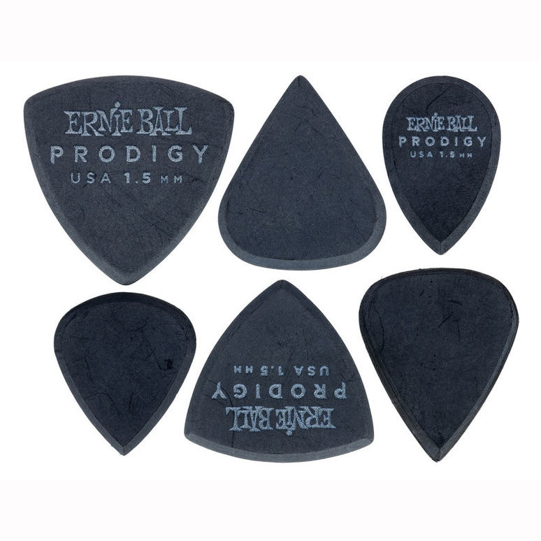 Ernie Ball Prodigy Picks 1.5 mm Black купить Picks Ernie Ball доставка по  России - АудиоБеру