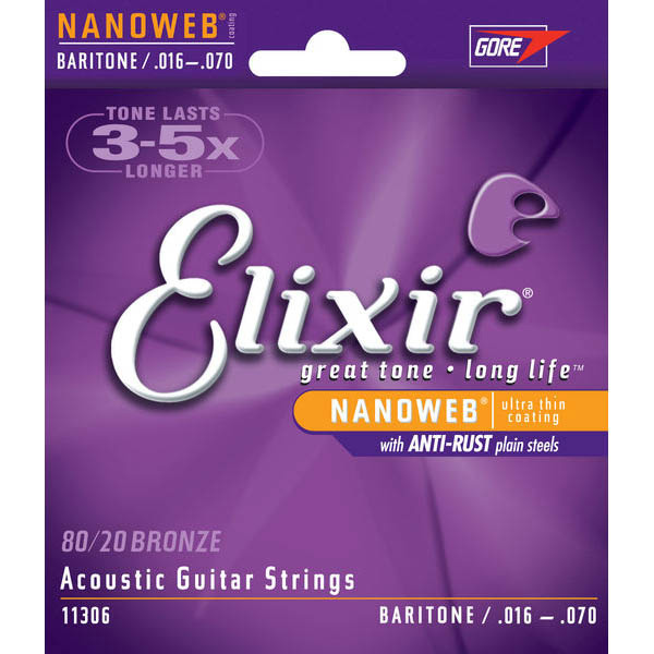 elixir baritone acoustic guitar strings