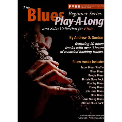 ADG Productions Blues Play Along Flute