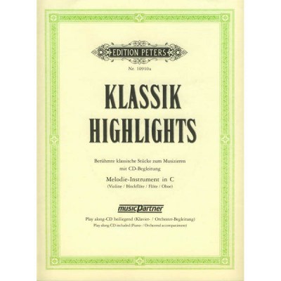 C.F. Peters Klassik-Highlights Recorder