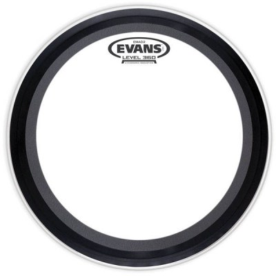 Evans 24" EMAD Bass Drum Clear