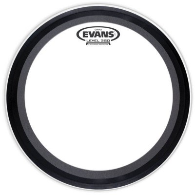 Evans 20" GMAD Clear Bass Drum