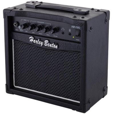 Harley Benton DC-200 BK Student Serie Bundle
