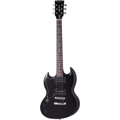 Harley Benton DC-200LH BK Student Ser Bundle