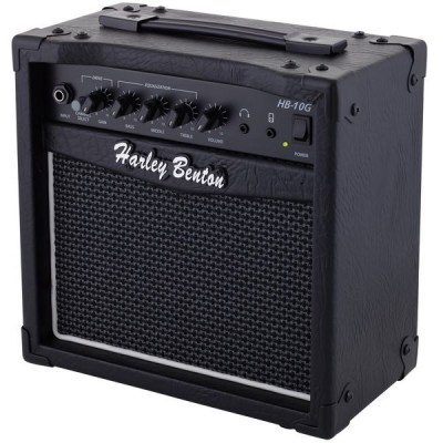 Harley Benton SC-200LH BK Student Ser Bundle