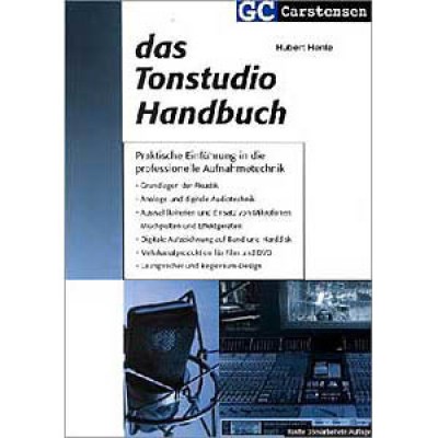 GC Carstensen Verlag Das Tonstudio Handbuch