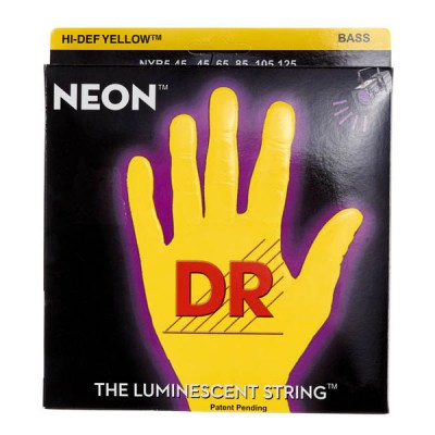 DR Strings HiDef Yellow Neon Medium 5