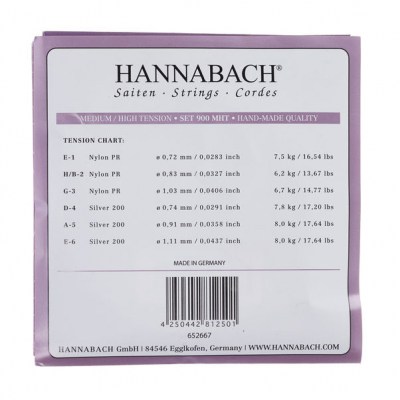 Hannabach 900 MHT Silver 200