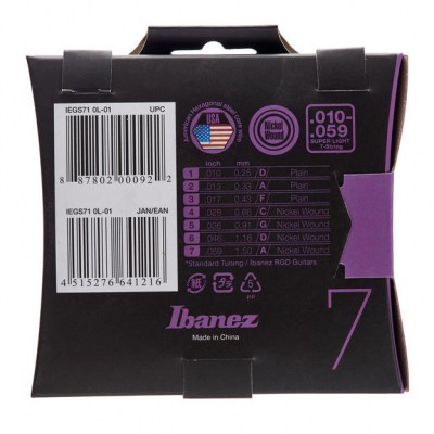 Ibanez IEGS71 E-Guitar String Set 010