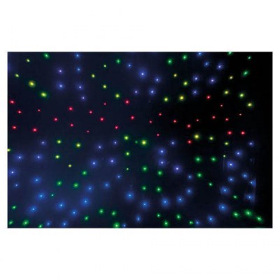 Showtec Stardrape RGB LED 4x6 m