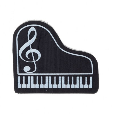 A-Gift-Republic Eraser Piano G-Clef Black