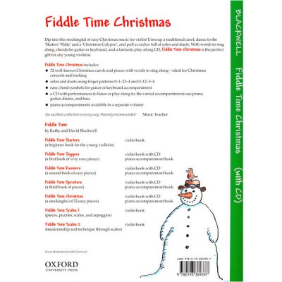 Oxford University Press Fiddle Time Christmas +CD