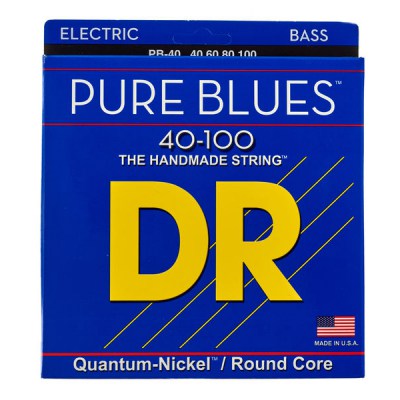 DR Strings Pure Blues Bass Lite 40-100