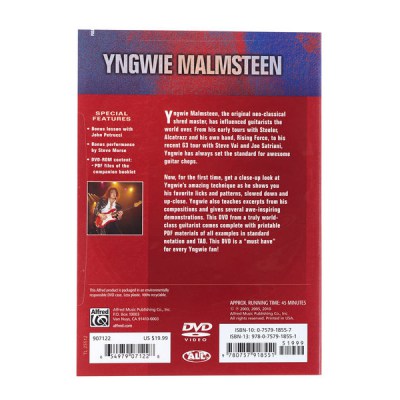 Alfred Music Publishing Yngwie Malmsteen (DVD)