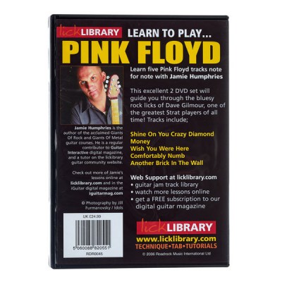 Music Sales Learn to Play Pink Floyd 1
