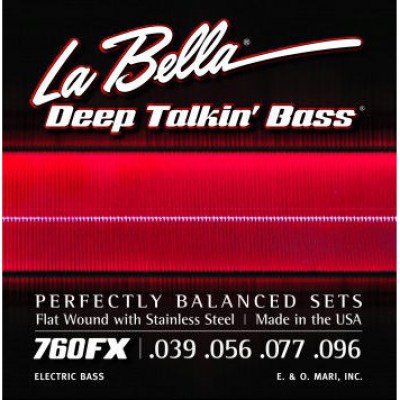 La Bella 760FX Flatwound String Set