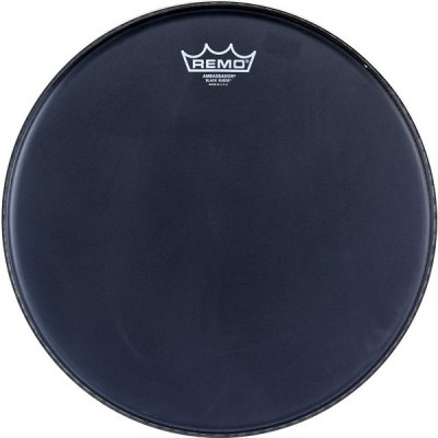 Remo 14" Suede Ambassador Black