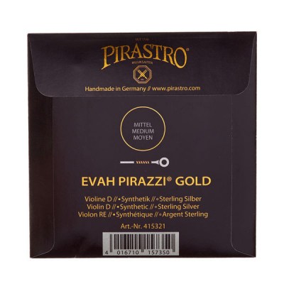 Pirastro Evah Pirazzi Gold D Violin 4/4