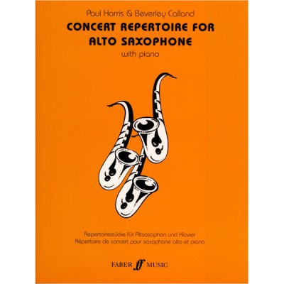 Faber Music Concert Repertoire Alto Sax
