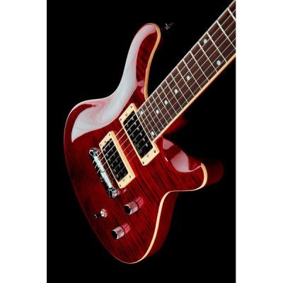 Harley Benton CST-24 Black Cherry Flame DLX