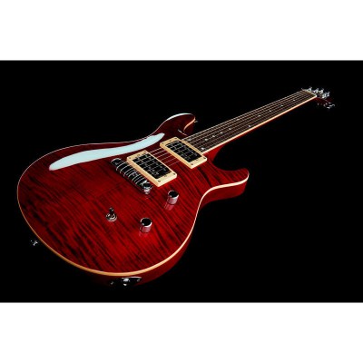 Harley Benton CST-24 Black Cherry Flame DLX