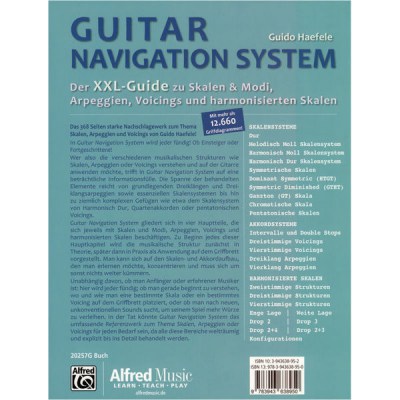 Alfred Music Publishing Guitar Navigation System
