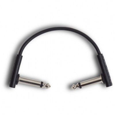 Rockboard Flat Patch Cable Black 10 cm