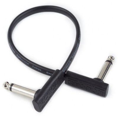 Rockboard Flat Patch Cable Black 10 cm