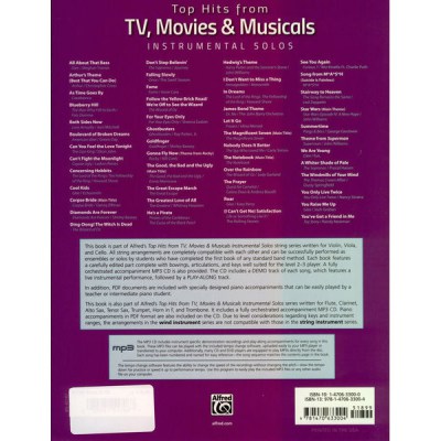 Alfred Music Publishing  Top Hits from TV Movies Viol.