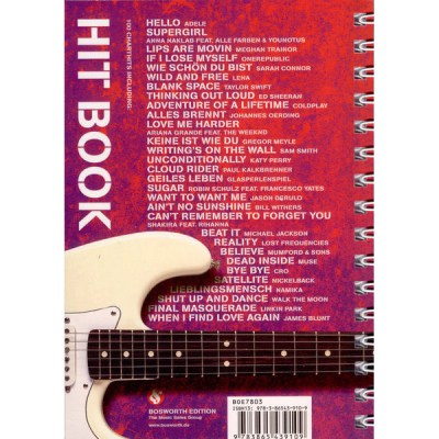 Bosworth  Hit Book-100 Charthits Gitarre