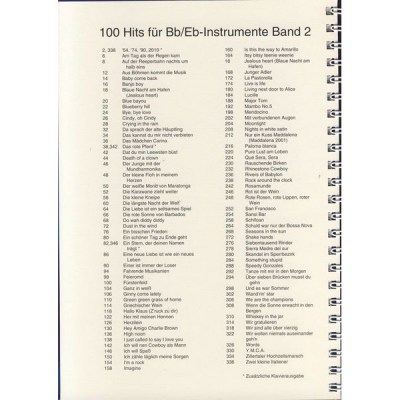 Musikverlag Hildner 100 Hits for Bb & Eb Vol.2 Set