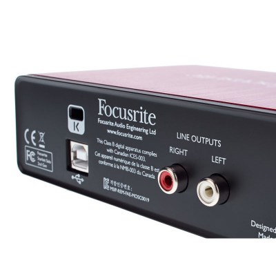 Внешняя звуковая карта focusrite scarlett solo 2nd