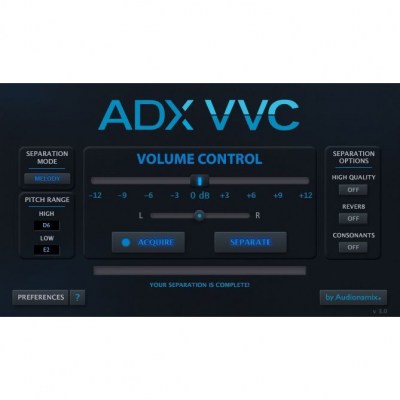 Audionamix ADX VVC