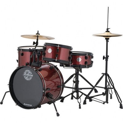 Ludwig Pocket Kit - Red Sparkle
