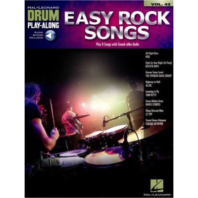 Hal Leonard Drum Play-Along: Easy Rock