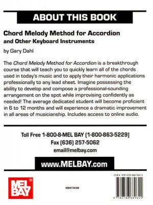 Mel Bay Melody Method Accordeon