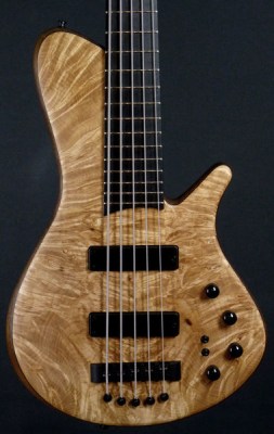 Franz Bassguitars Sirius 5 Maple Burl